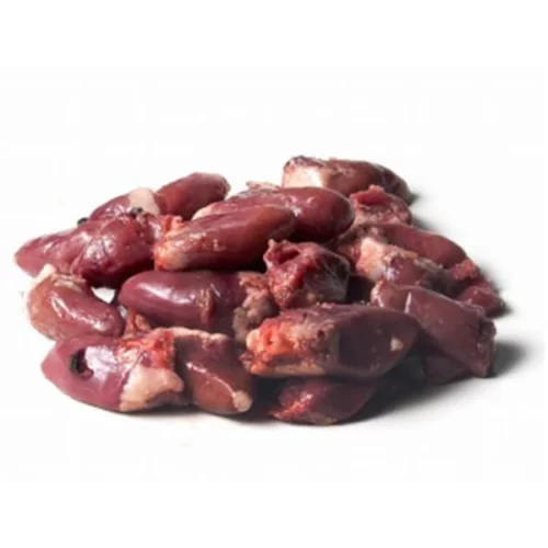 Foto van verse kippenhartjes