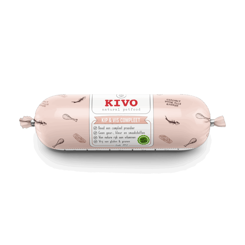 Kip & vis compleet 500gr