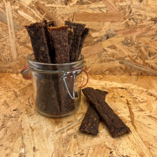 Vleesstrips paard in pot