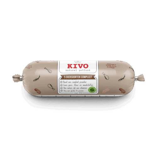 5 Diersoorten compleet 500gr