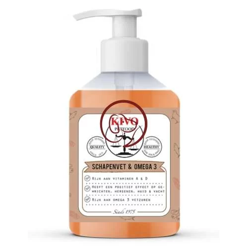 Kivo vloeibaar schapenvet met omega 3