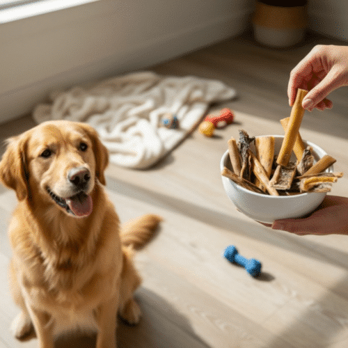 Hond met Hertenkophuid