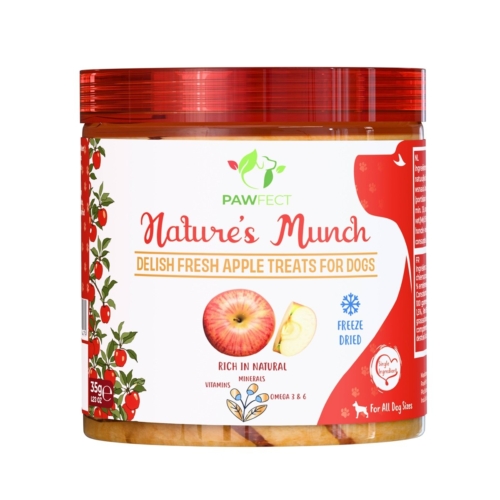 Pawfect natures munch dog treats apple