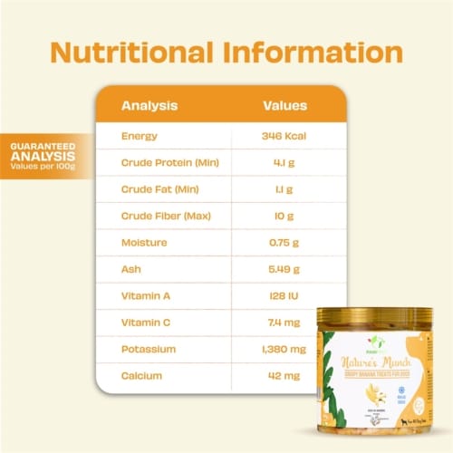 Pawfect natures munch dog treats banana 2