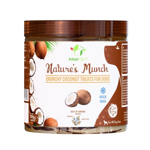 Pawfect natures munch dog treats coconut