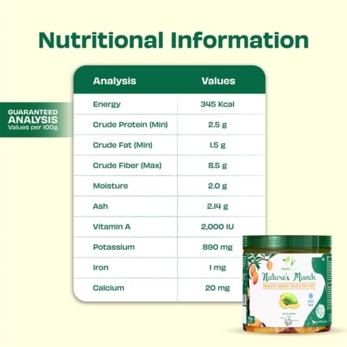 Pawfect natures munch dog treats mango 2