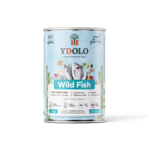 Ydolo natvoer wild fish witte achtergond