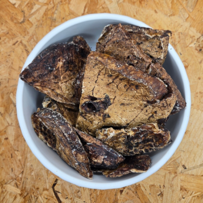 Gedroogde geitenlong plat