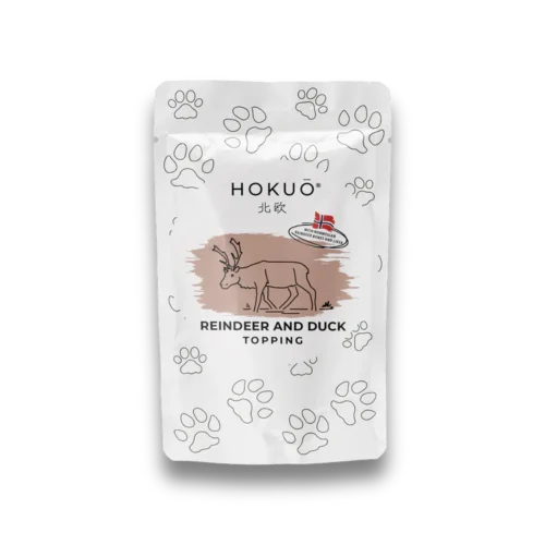 Hokuo rendier en eend topping