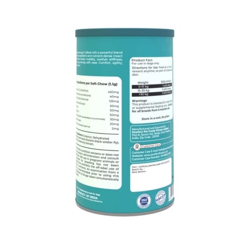 Pawfect Wild Vigor Move Max Bites potje achterkant