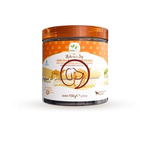 Pawfect kamelenmelk papaya en banaan