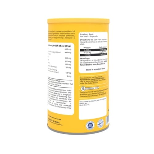 Pawfect wild vigor defender bites achterkant