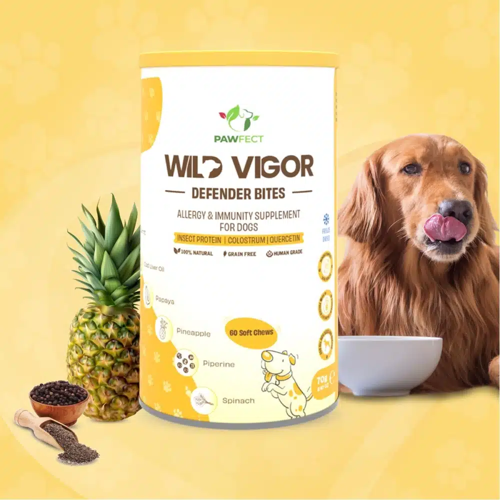 Pawfect wild vigor defender bites met hond
