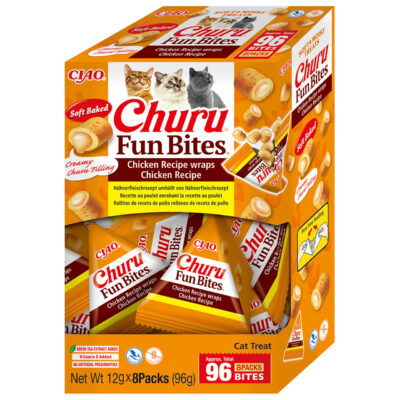 Churu fun bites kip wrap met kip