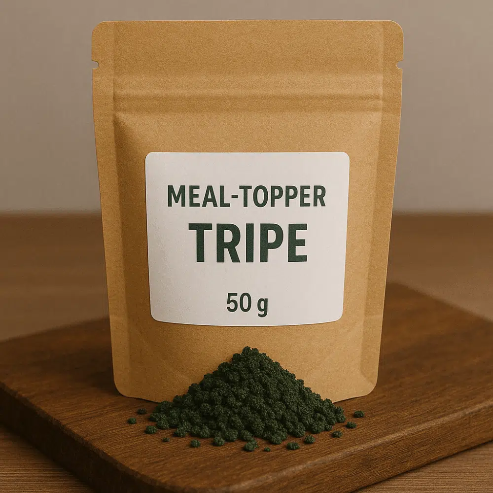 Meal topper tripe