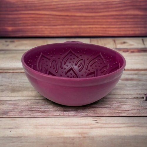 Sodapup garden of eating bowl houten achtergrond