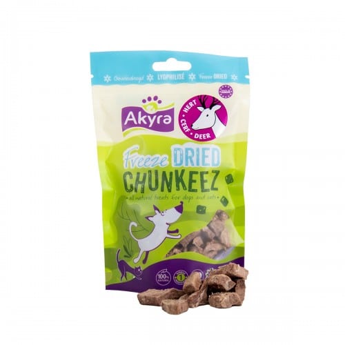 Akyra freeze dried chunkeez hert