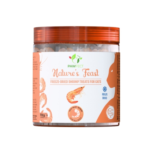 Pawfect cat freeze dried shrimps