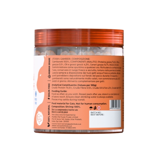 Alternative view of Pawfect cat freeze dried shrimps