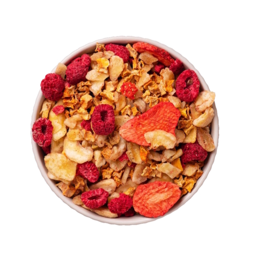 Cooka cookies sunshine salad in schaal