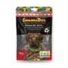 Savannadog struisvogelbites met appel