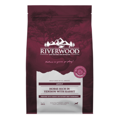 Riverwood Adult Horse droogvoer voor volwassen honden met paard en hert
