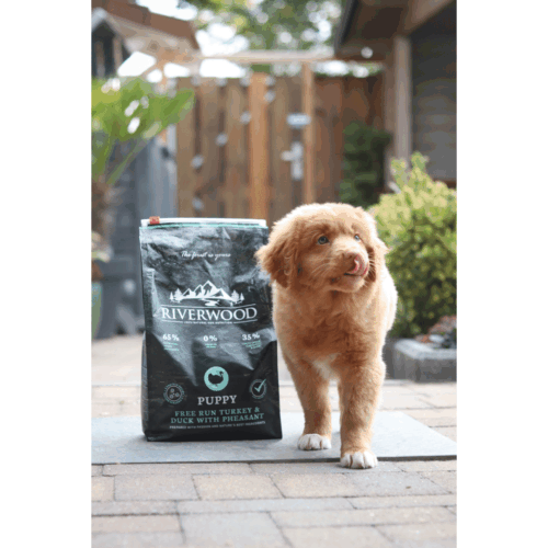 Riverwood Puppy Turkey & Duck - graanvrij puppyvoer met kalkoen en eend voor een gezonde start