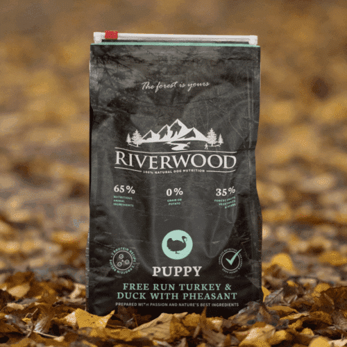 Riverwood Puppy Turkey & Duck - graanvrij puppyvoer met kalkoen en eend voor een gezonde start