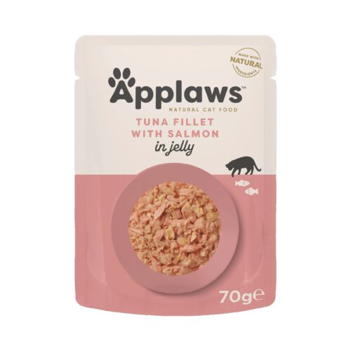 Applaws tonijnfilet met zalm in gelei