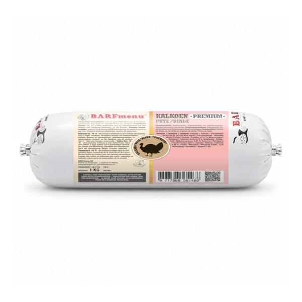 Barfmenu kalkoen premium
