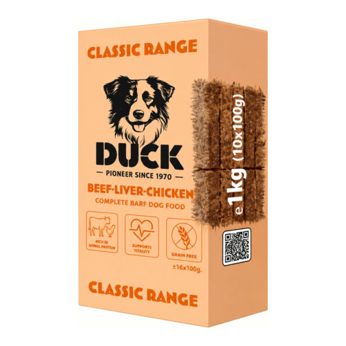 Duck compleet rund, lever en kip